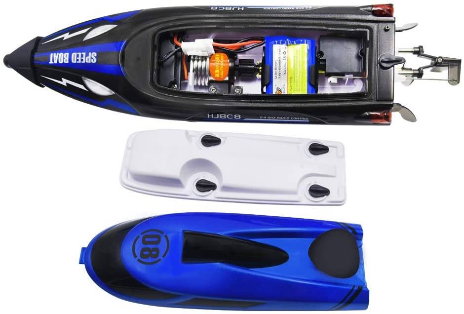 Радиоуправляемый катер Blue SpeedBoat с сумкой (36 см, 25 км/ч) - HJ808-A2-BAG