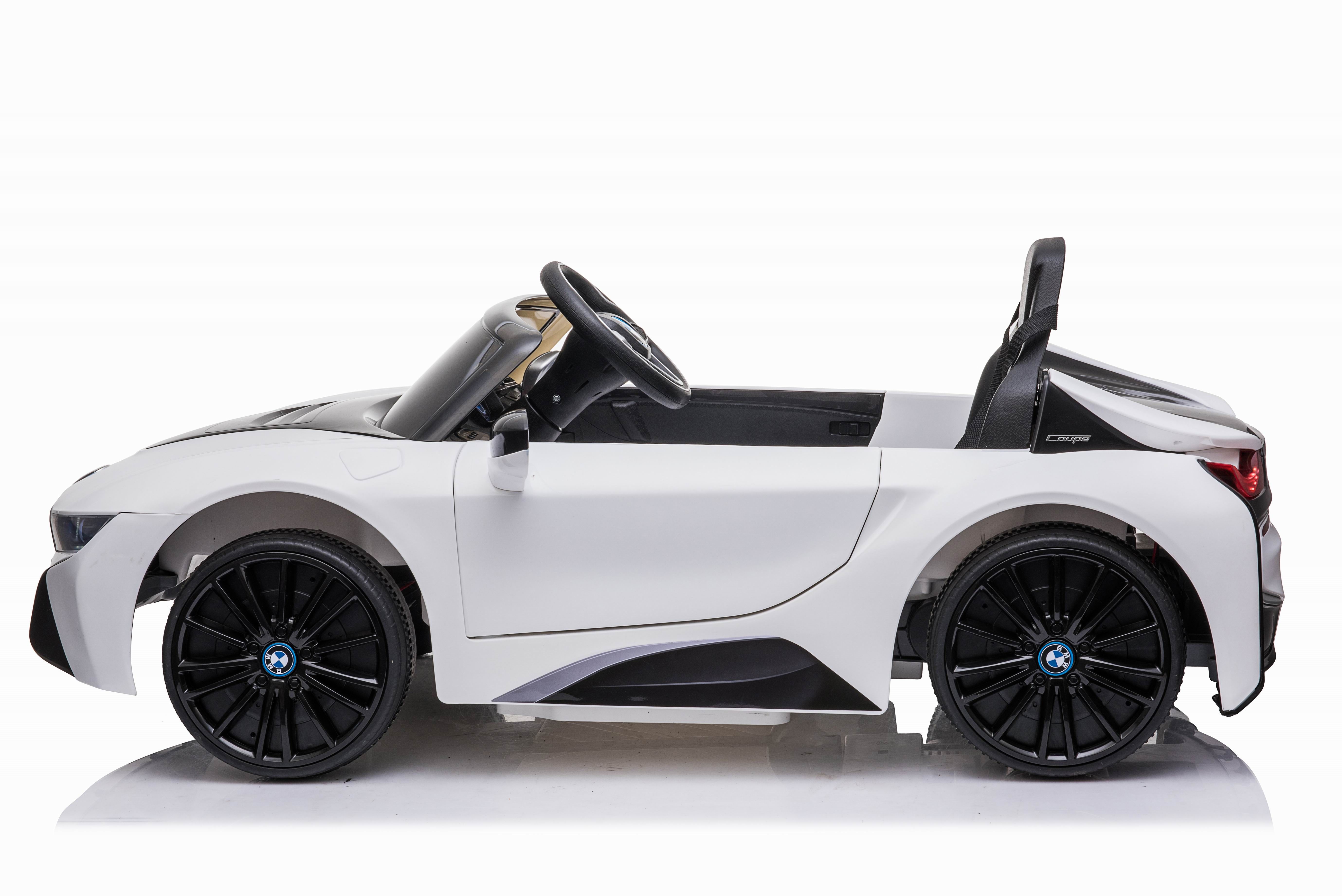 Детский электромобиль BMW i8 Coupe 12V - JE1001-WHITE