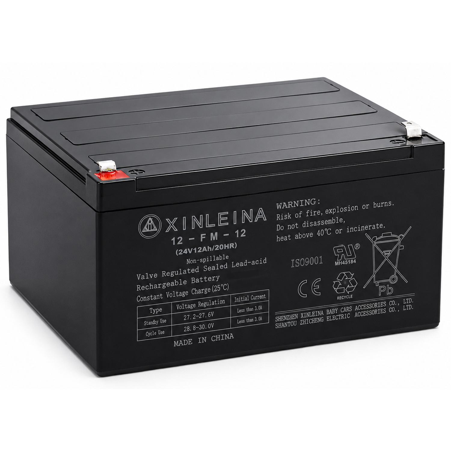 Аккумулятор XINLEINA 24V12Ah/20HR 12-FM-12 - X-12FM12