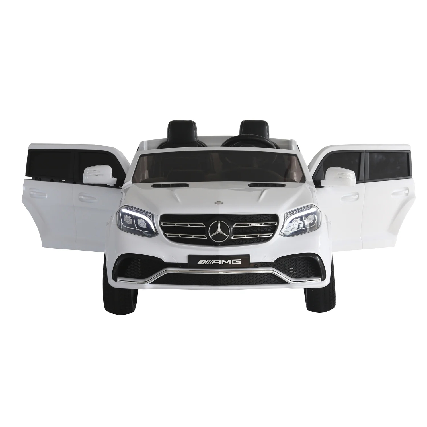 Электромобиль Mercedes Benz GLS63 (белый, 4WD, 12V) - HL228