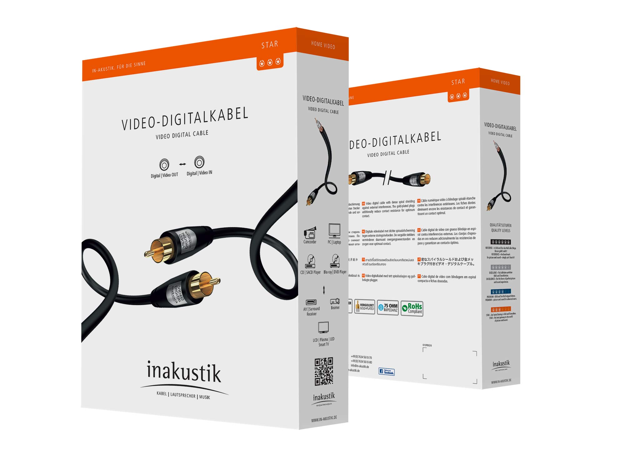 Inakustik Star Video\Digital cable 5.0 m кабель межблочный
