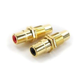 Inakustik Premium RCA-Panel Double Coupling red 1 pc разъем