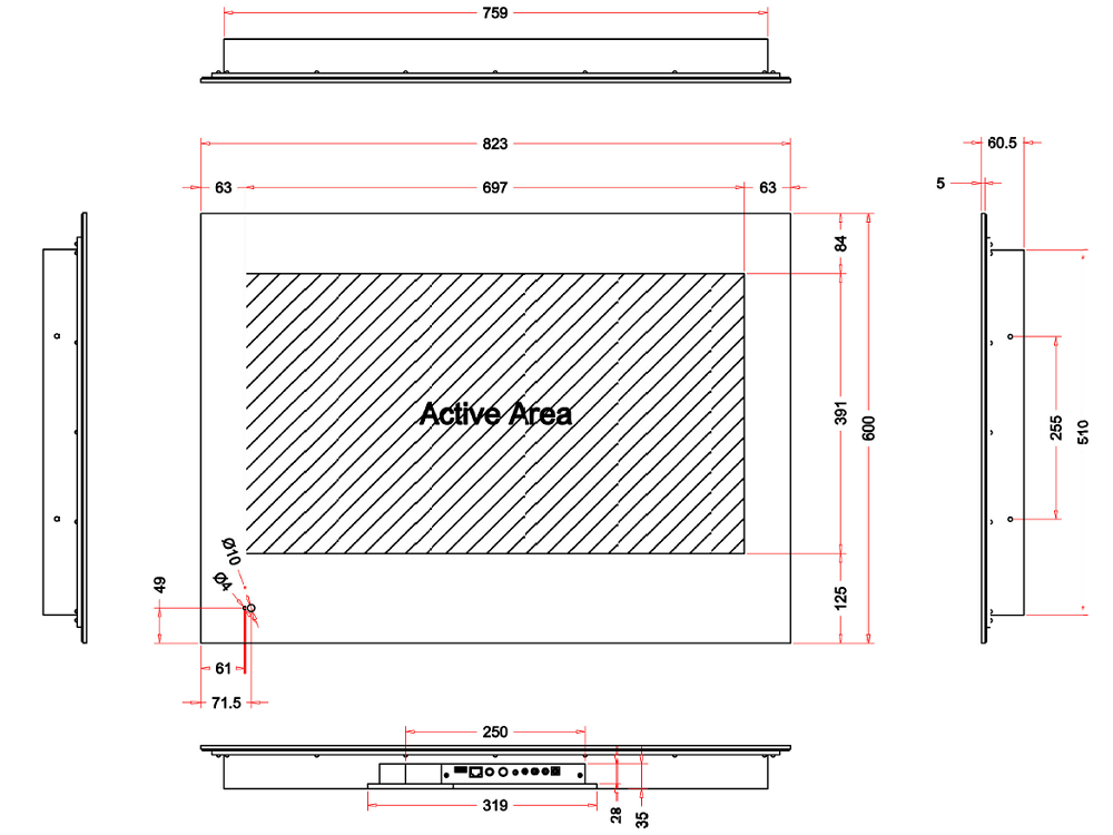AVEL AVS325SM Black - Smart телевизор