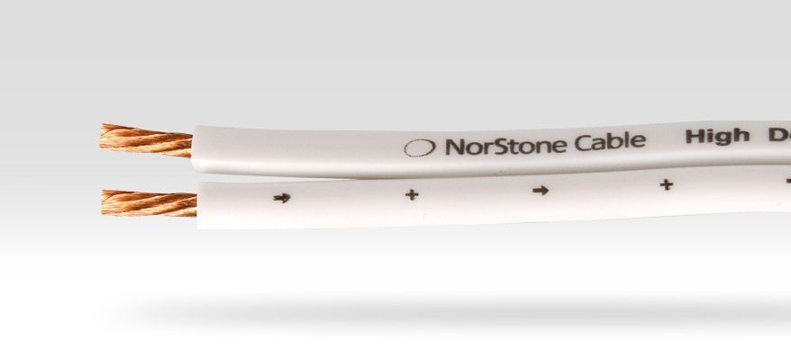 NorStone Classic White W250-100 акустический кабель, сечение 2х2,5мм² OFC белая изоляция 100м (NORW250100)