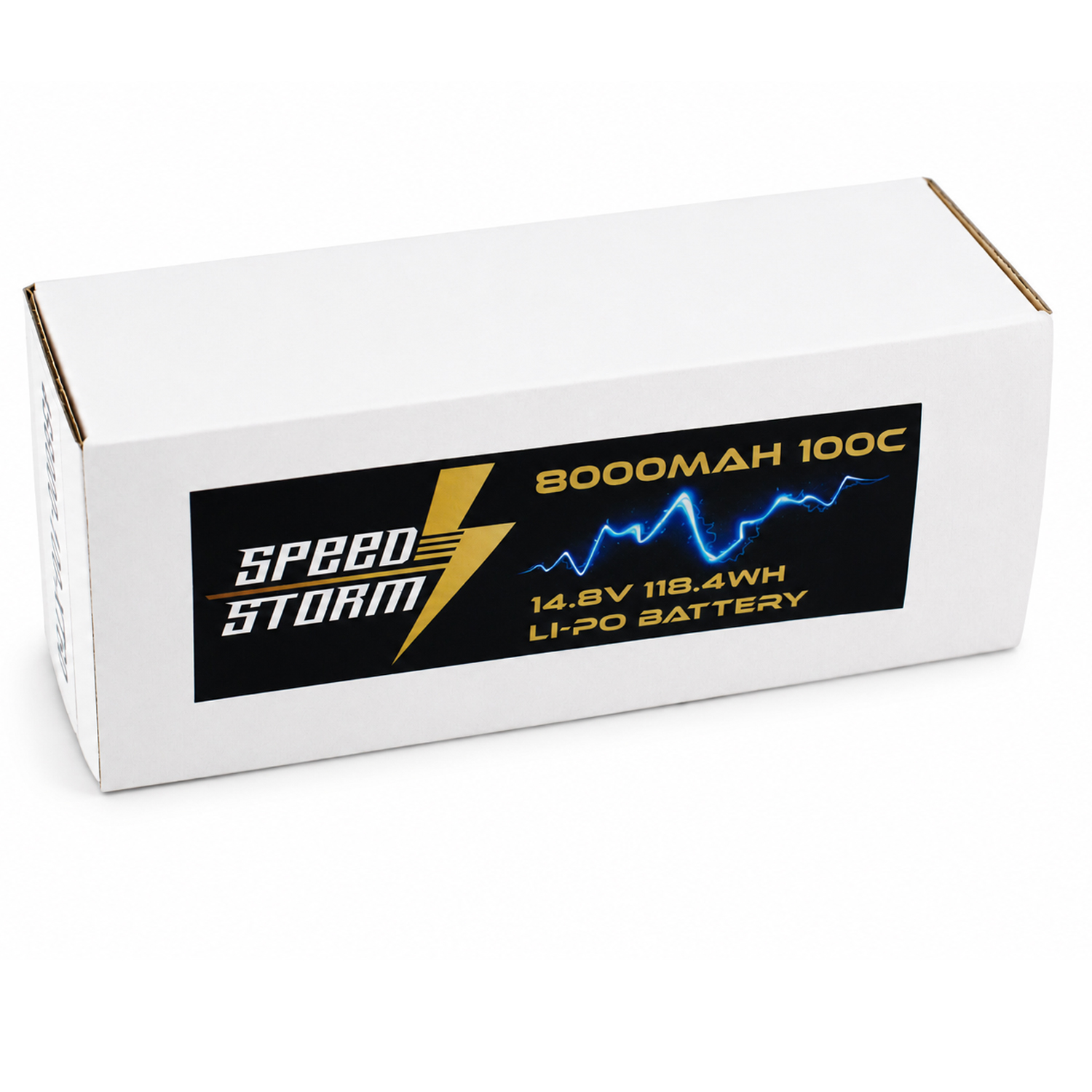 Аккумулятор Speed Storm Li-Po 14.8V 100C 8000 mAh Hard Case разъем XT60 - SS-4S8000-100-XT60