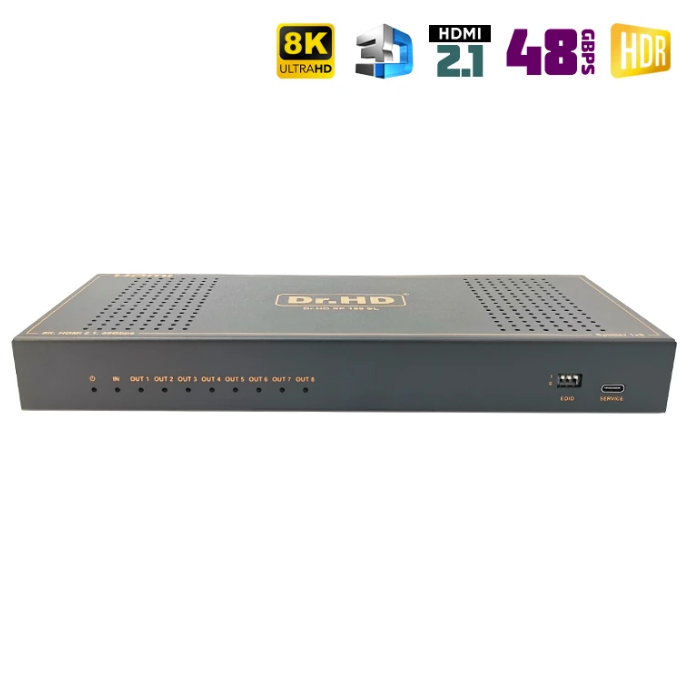 HDMI разветвитель на 8 / Dr.HD SP 188 SL / 8K / HDMI 2.1