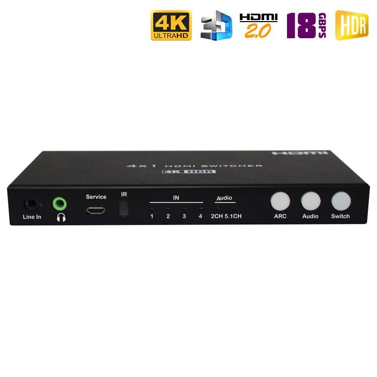 HDMI 2.0 переключатель 4x1 / Dr.HD SW 417 SLA
