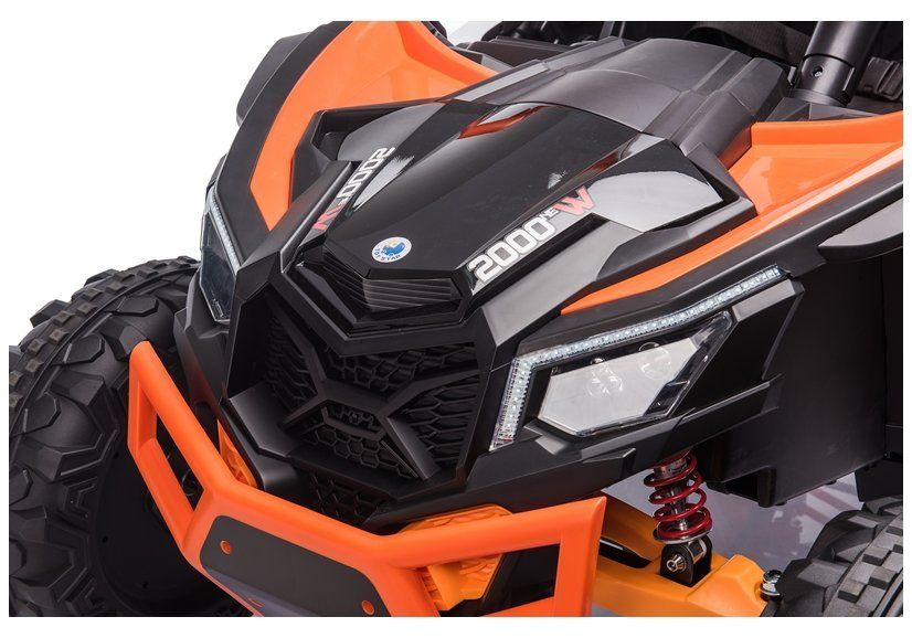 Детский электромобиль XMX Багги (оранжевый, MP4, EVA, 4WD, 24V) - XMX613-4WD-24V-ORANGE-MP4