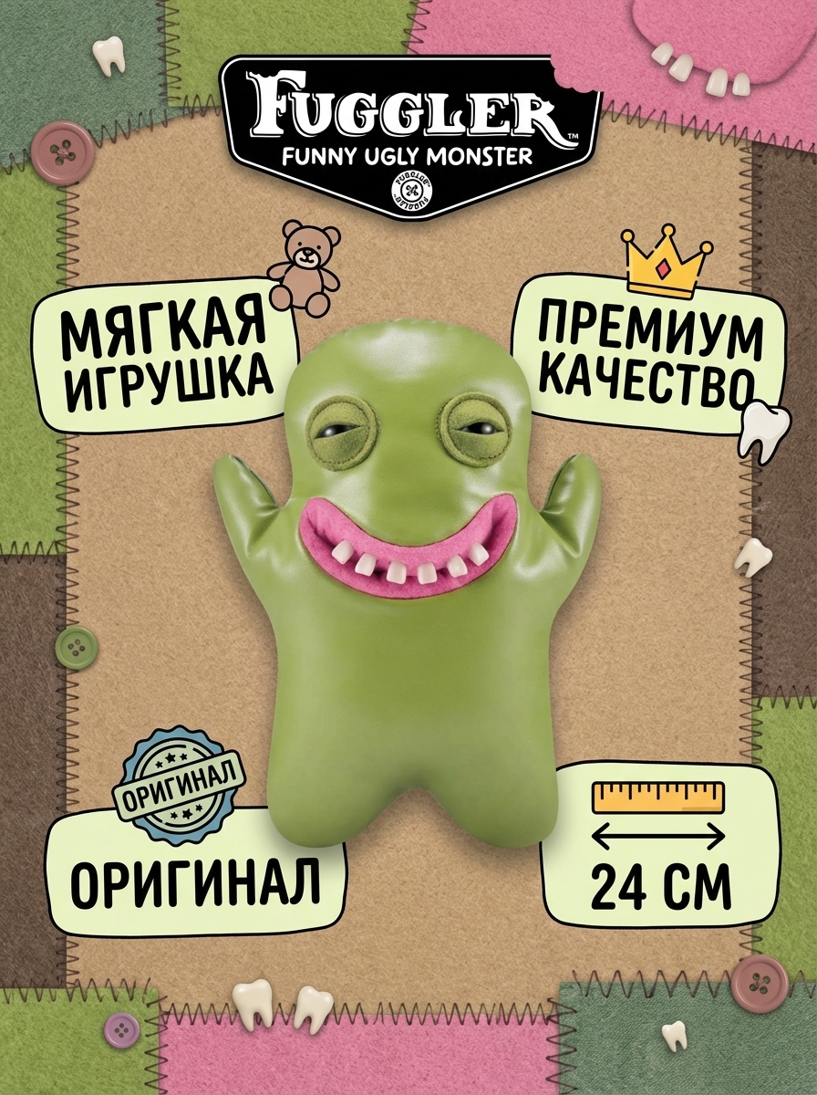 Мягкая игрушка FUGGLER Глупышка - 15713E