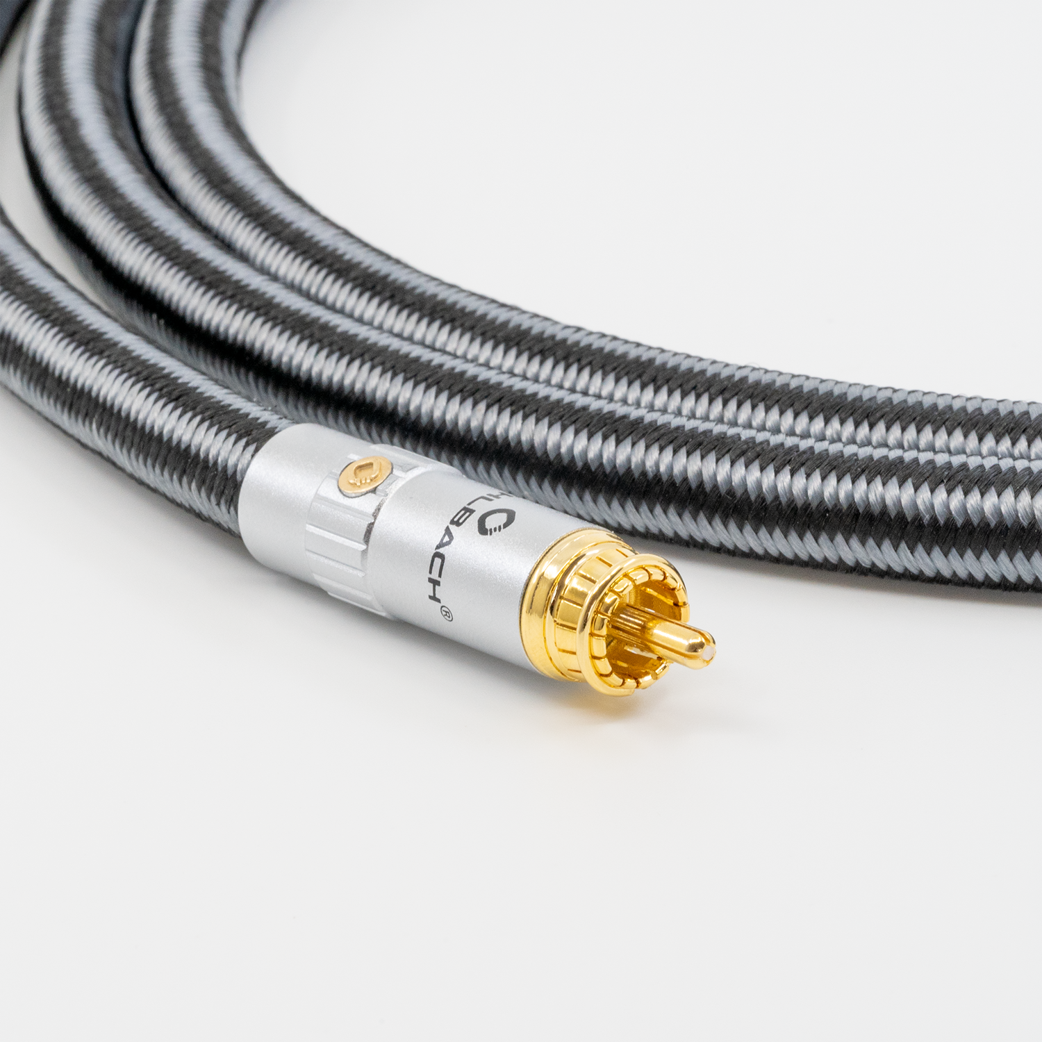 Oehlbach STATE OF THE ART XXL Cable RCA 1x2,2m gold Сабвуферный кабель D1C13302