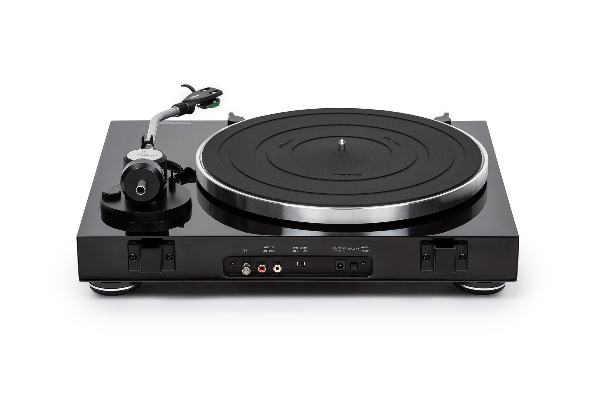 Thorens TD-204 TP120 AT95E highgloss black виниловый проигрыватель