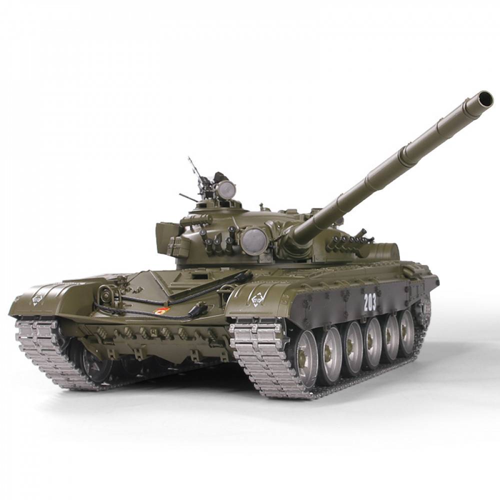 Радиоуправляемый танк Heng Long Т-72 MS version V7.0 масштаб 1:16 RTR 2.4GHz - 3939-1UpgA