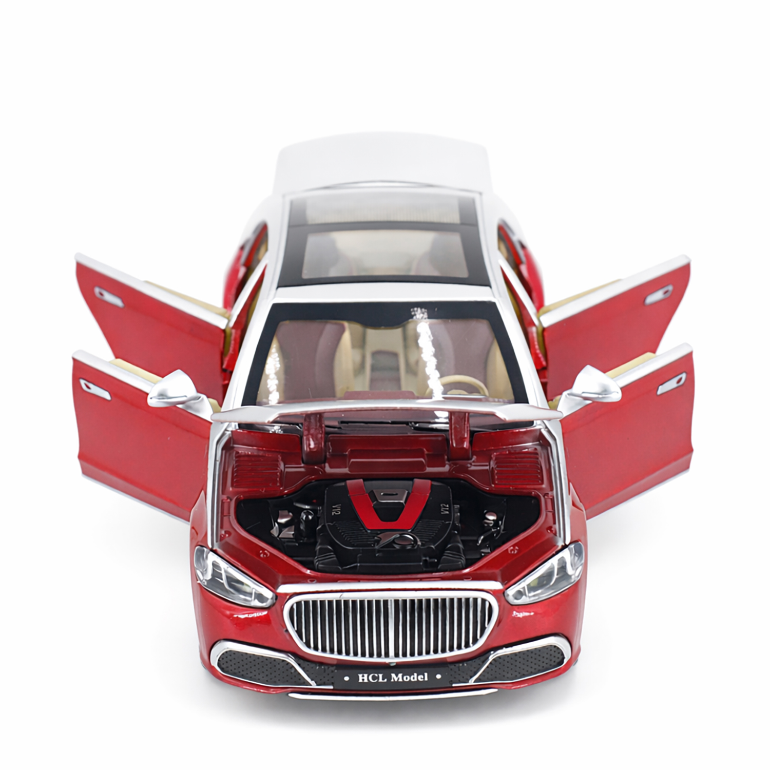 Радиоуправляемая металлическая машина Mercedes S600 1:22 - HCL-3813-RED