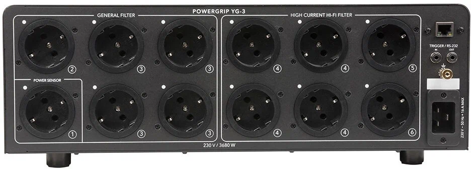 Powergrip YG-3 Silver Фильтр сетевой