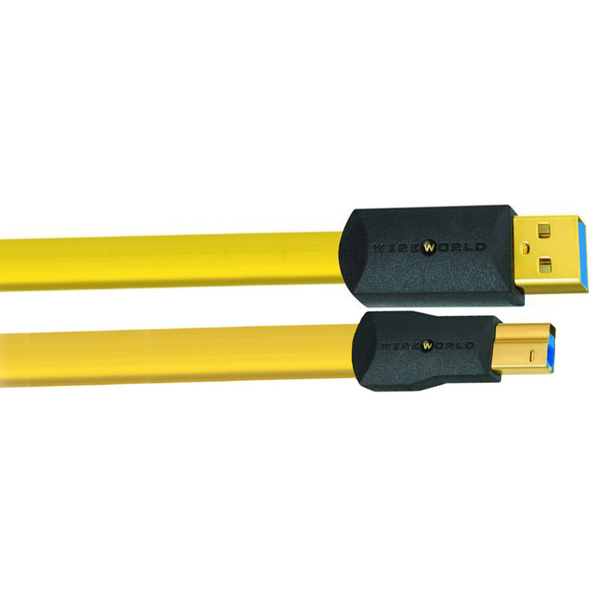Wireworld Chroma 8 USB 3.0 A-B Flat Cable 3.0m кабель USB тип A-B (C3AB3.0M-8)