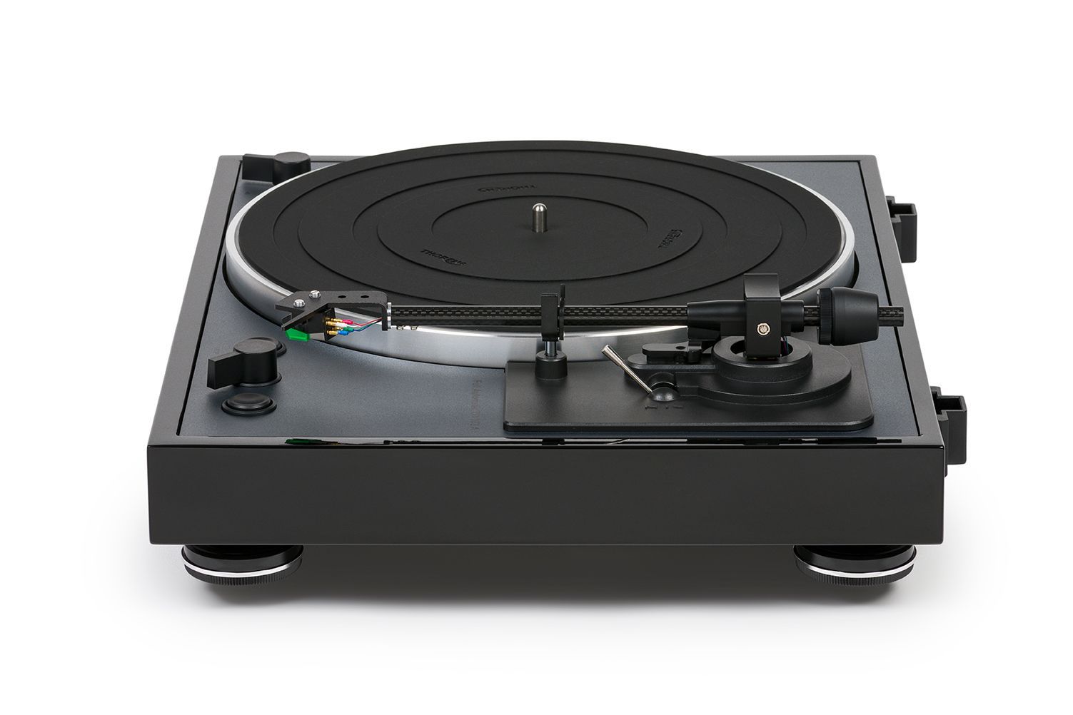 Thorens TD-102A AT-VM95E piano black виниловый проигрыватель