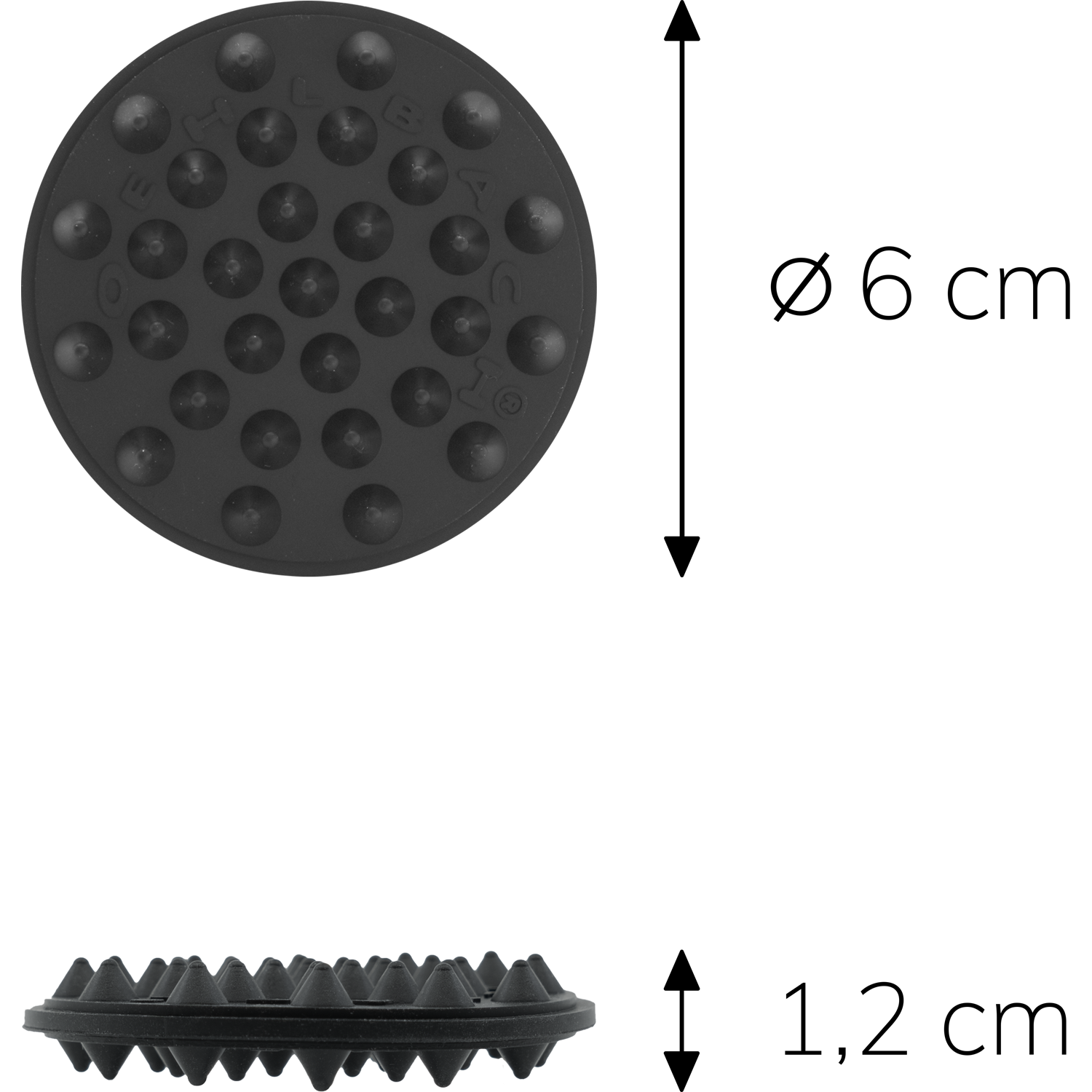 Oehlbach PERFORMANCE Shock Absorber elestic, black 4pcs Абсорбер D1C55138