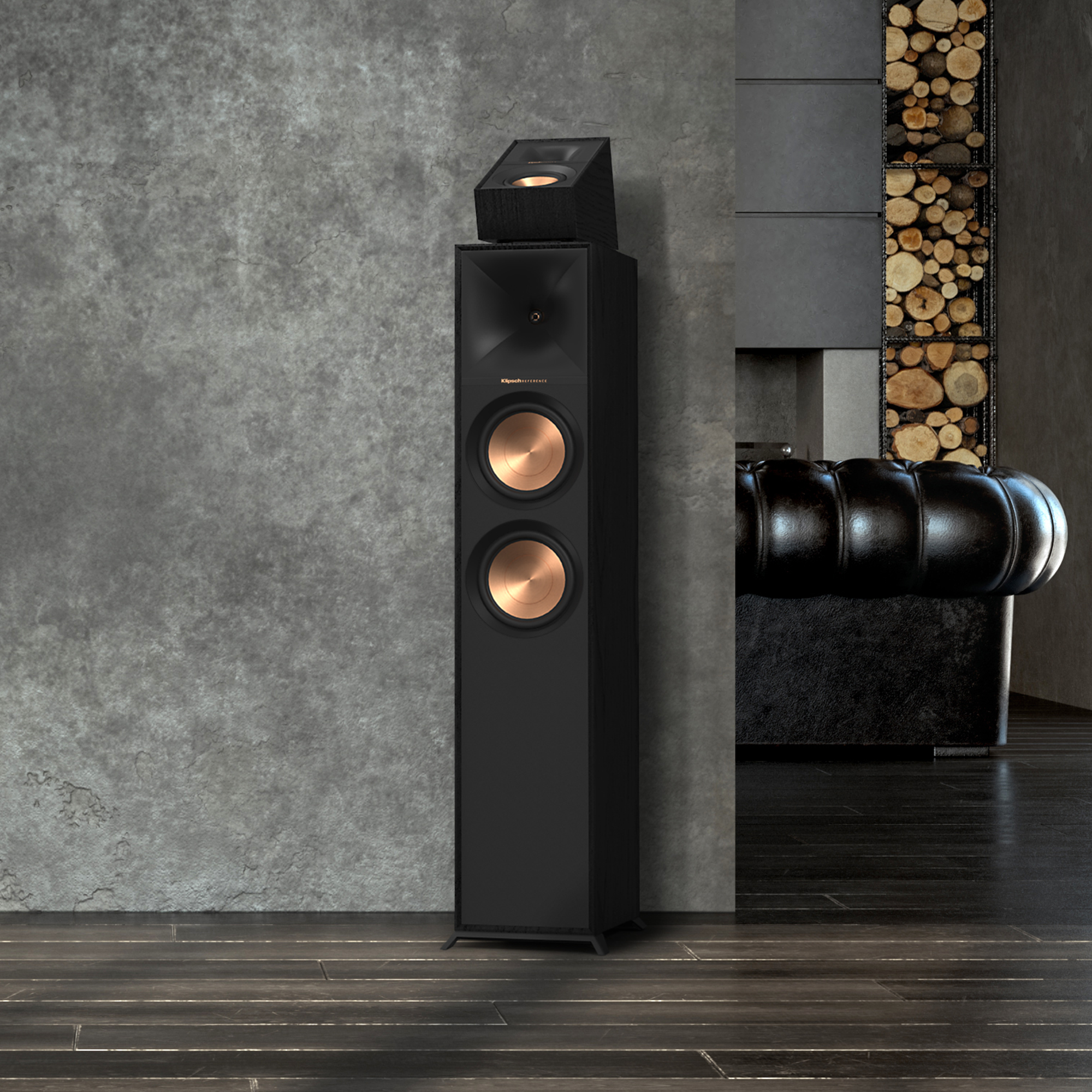 Klipsch R-600F Black Напольная акустика
