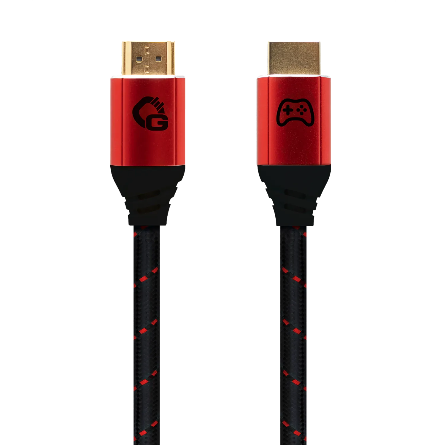 Oehlbach EXCELLENCE Gaming UHD Ultra High-Speed HDMI 2.1b cable 3,0m Red / Black D1C42560