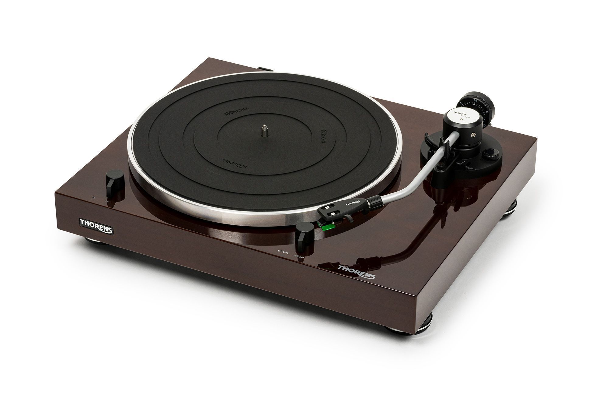 Thorens TD-204 TP120 AT95E walnut виниловый проигрыватель