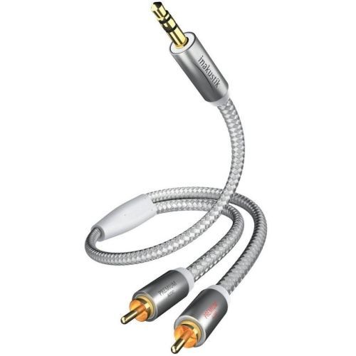 Inakustik Premium MP3 3.5 mm <> 2RCA 3 m кабель межблочный