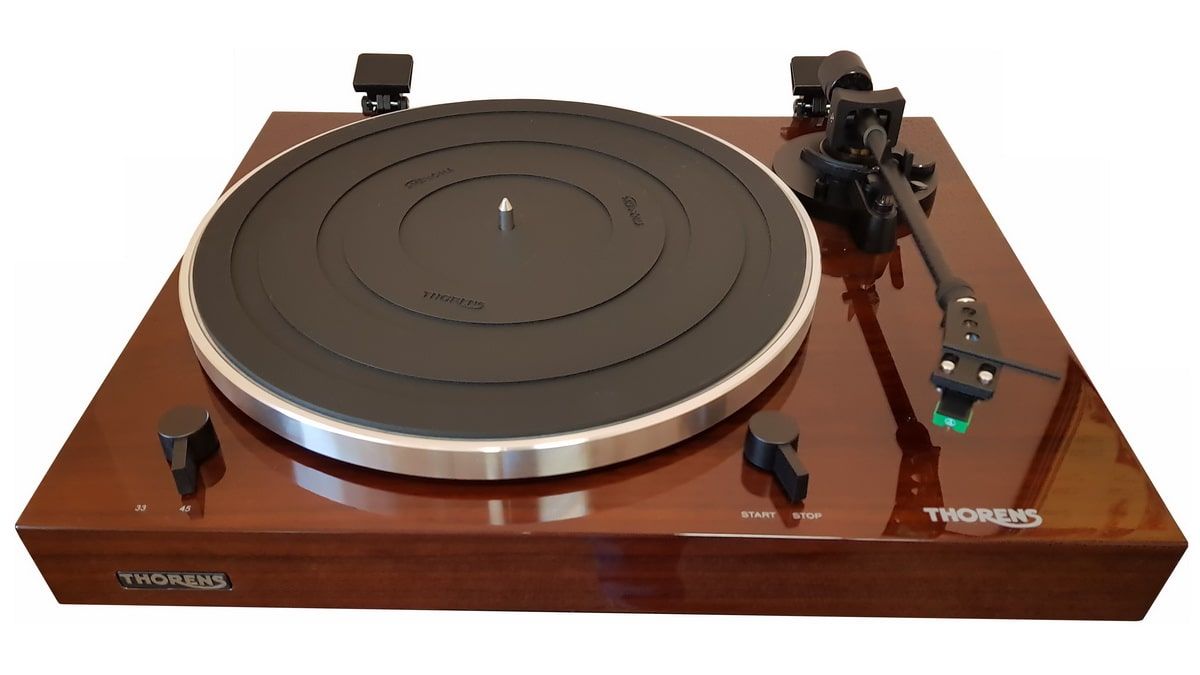 Thorens TD-202 TP71 AT95E walnut виниловый проигрыватель