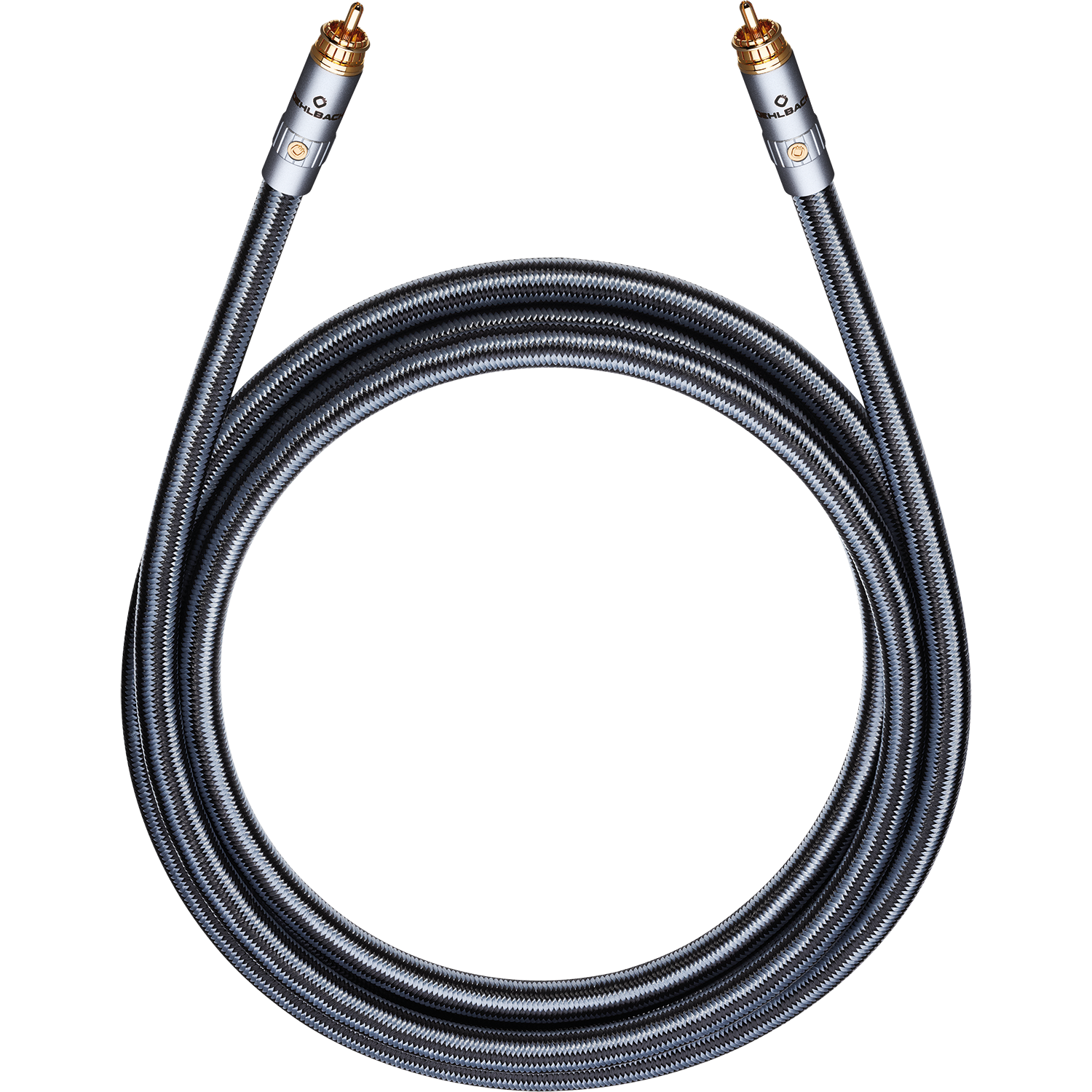 Oehlbach STATE OF THE ART XXL Cable RCA 1x2,2m gold Сабвуферный кабель D1C13302