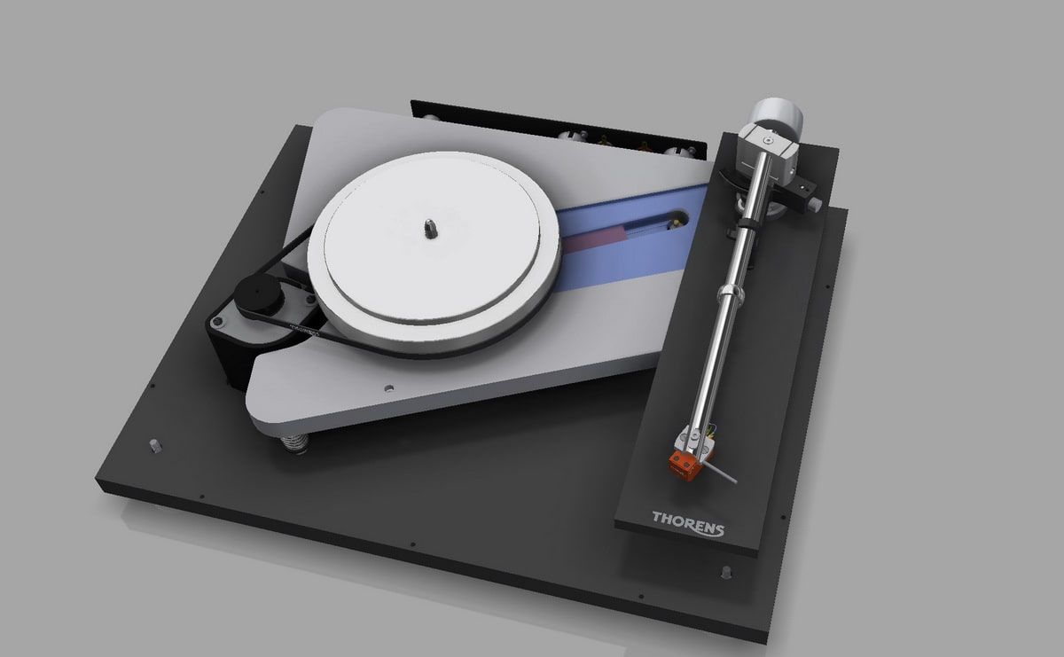 Thorens TD-1601 TP92 XLR out walnut виниловый проигрыватель