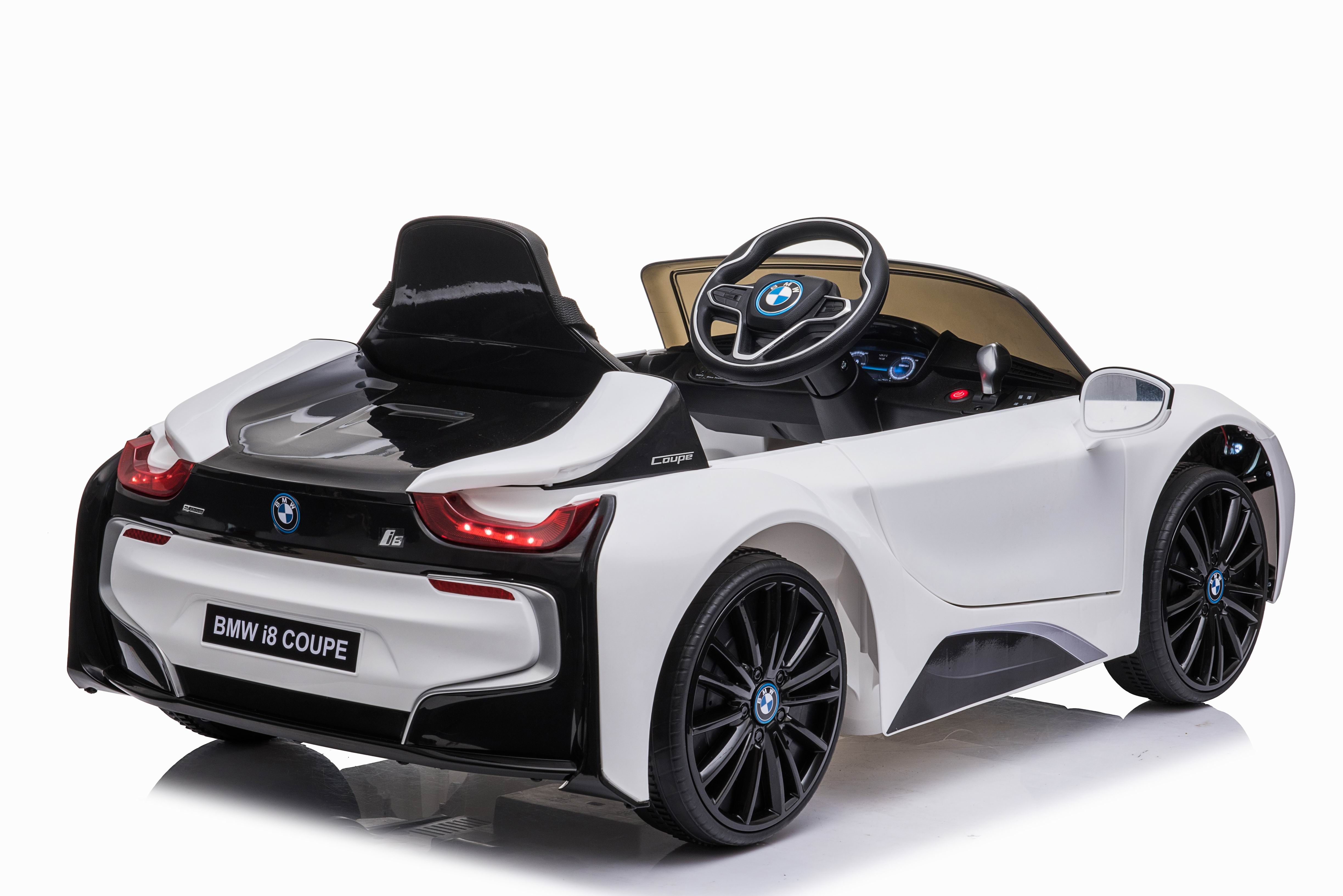 Детский электромобиль BMW i8 Coupe 12V - JE1001-WHITE