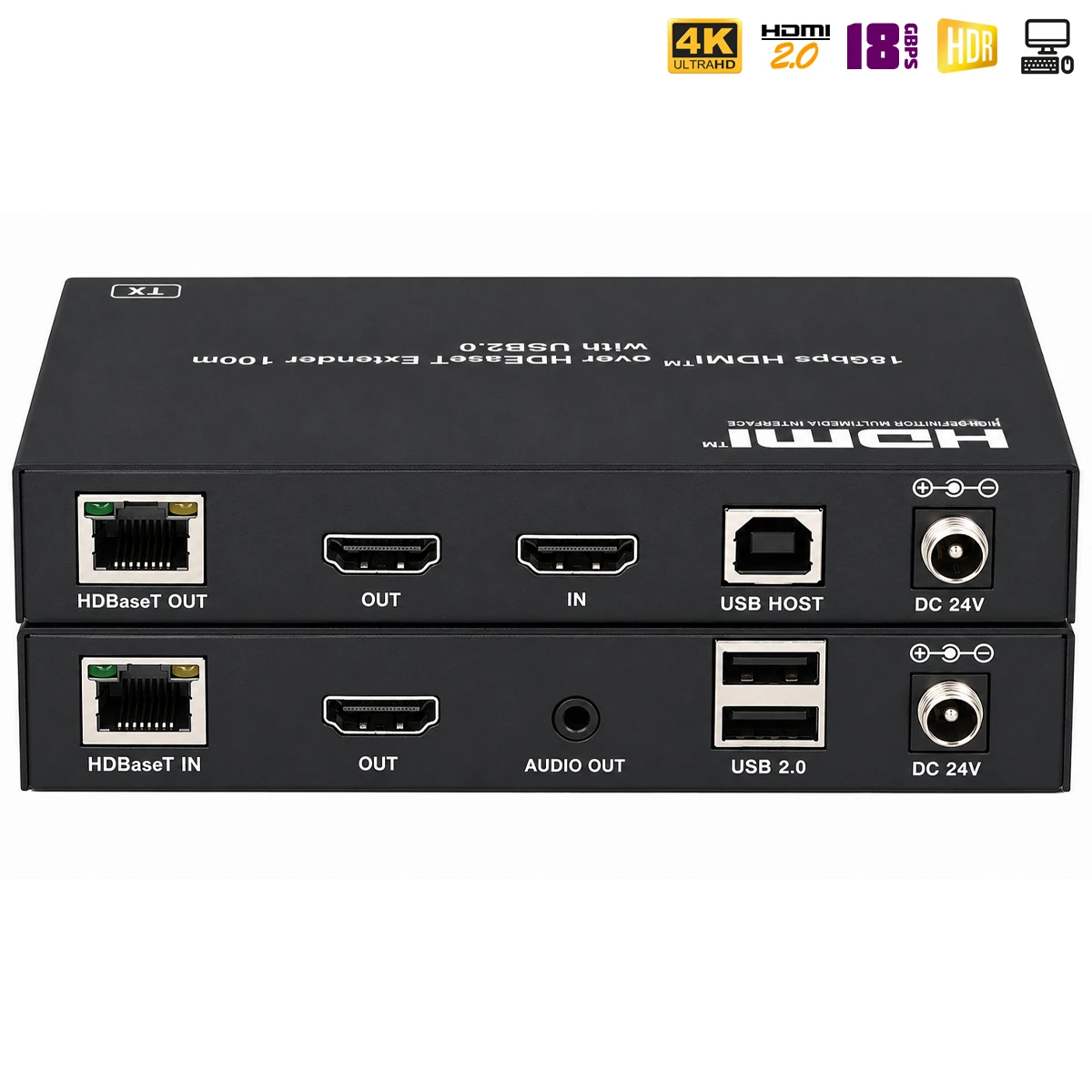 HDMI удлинитель по витой паре с HDBaseT / Dr.HD EX 100 HBT KVM