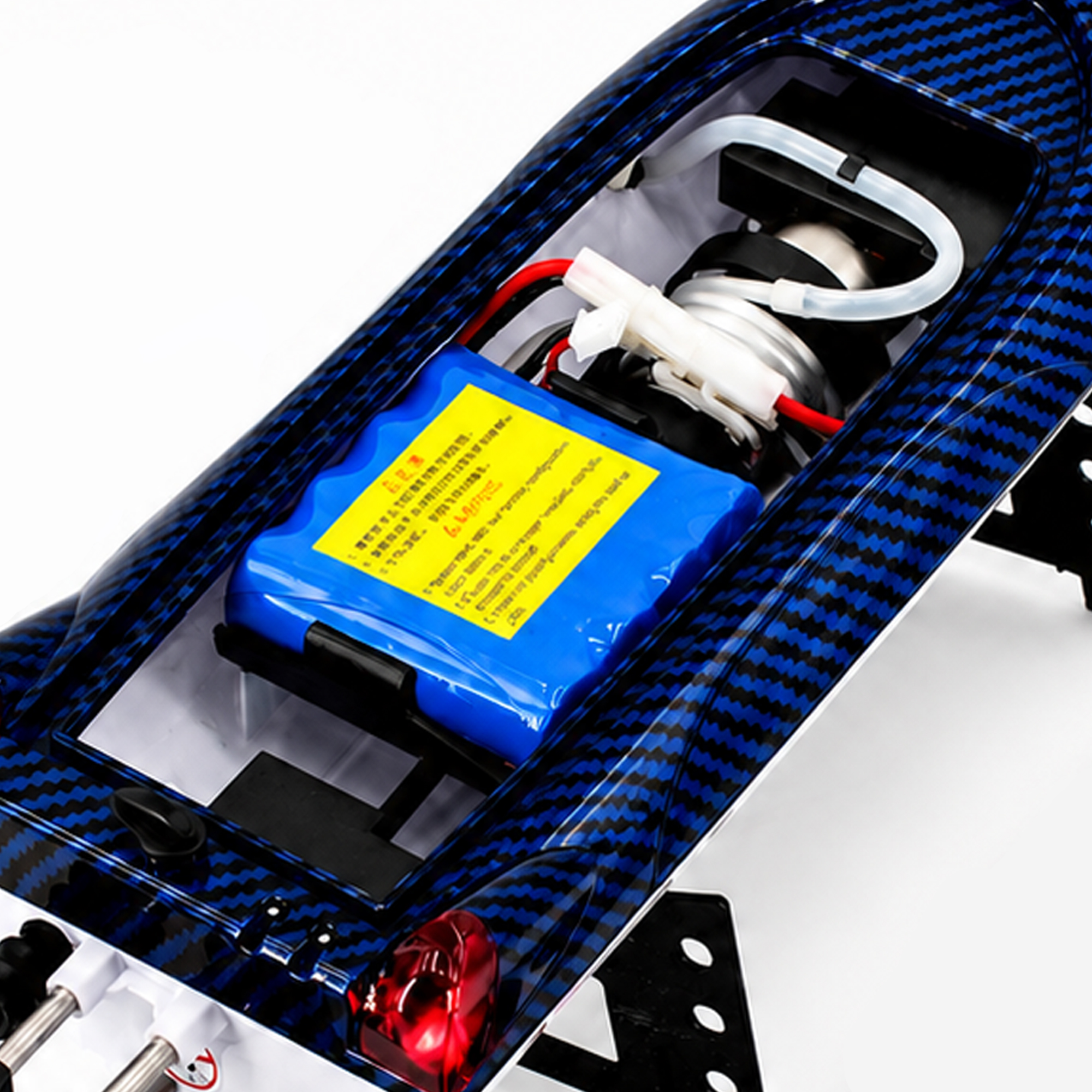 Радиоуправляемый катер Blue SuNew с сумкой (47 см, 35 км/ч, акб 3000 mAh) - HJ806B-CARBON-BLUE