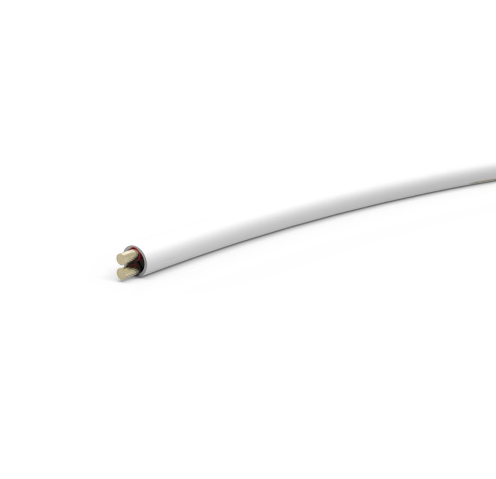 NorStone DUAL 250 CL3 акустический кабель LSZH 2х2,5мм² медь 99,999% OFC белая изоляция 150м (NORDUAL250150)