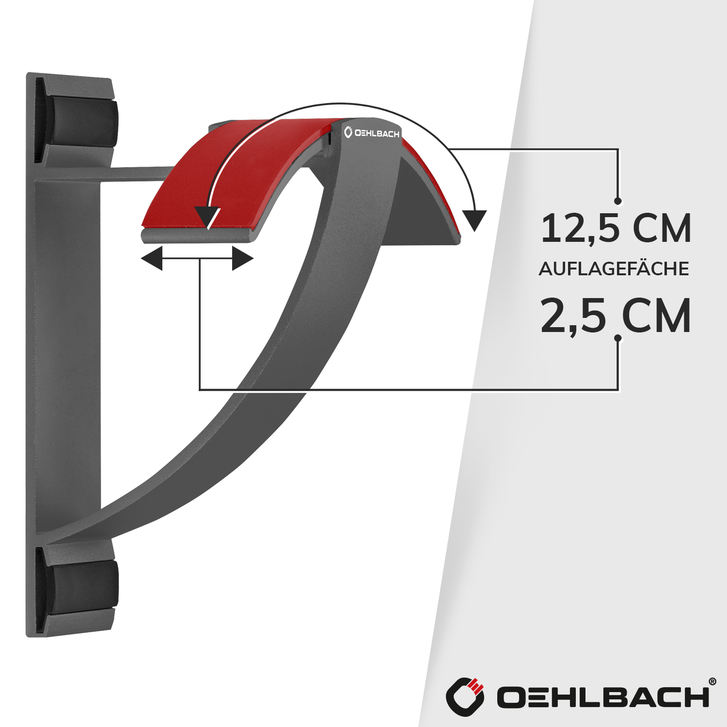 Oehlbach Alu Style W1 Hd.p. wall Подставка для наушников D1C35410