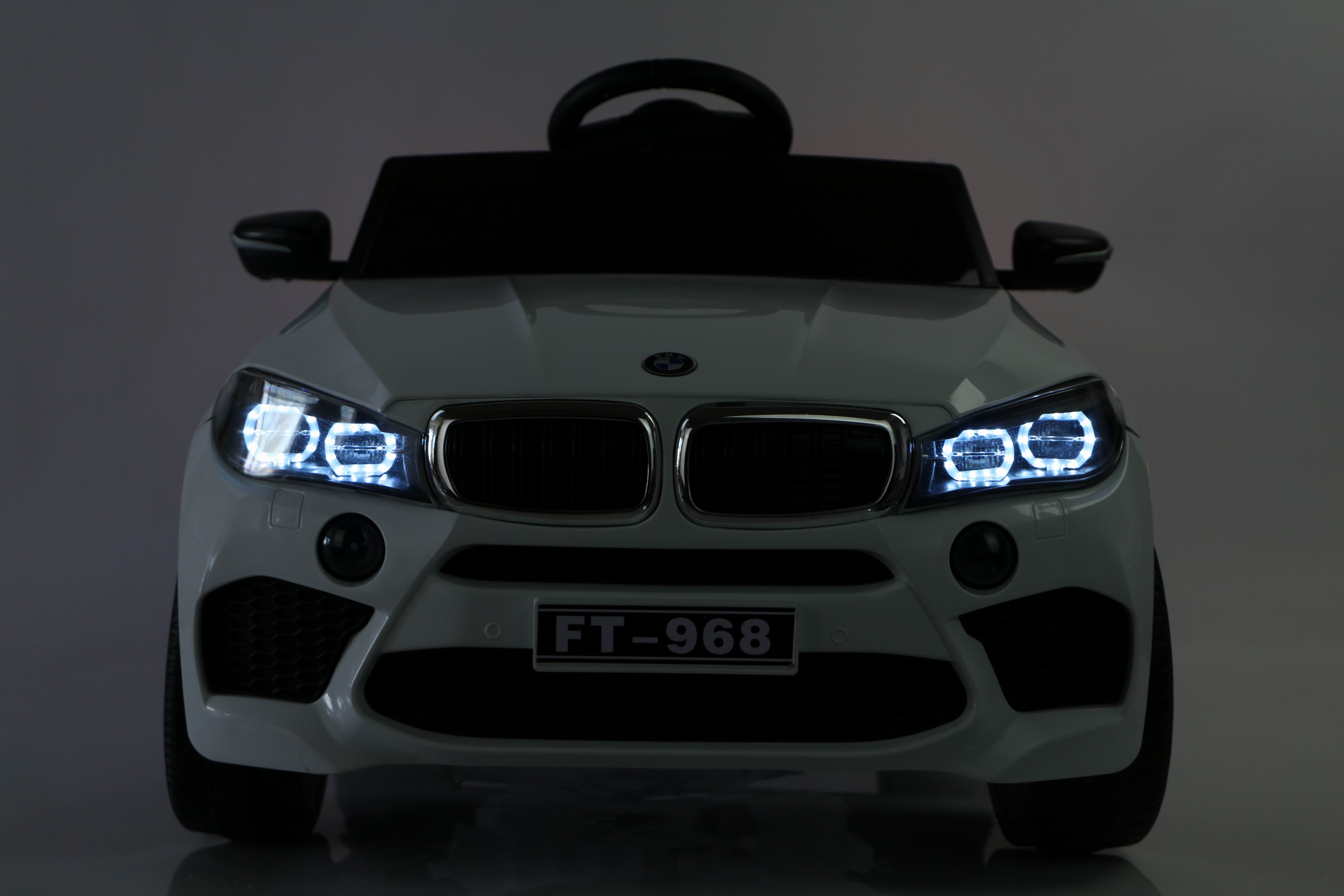 Электромобиль BMW X6M 12V (полный привод, EVA) - FT-968-WHITE