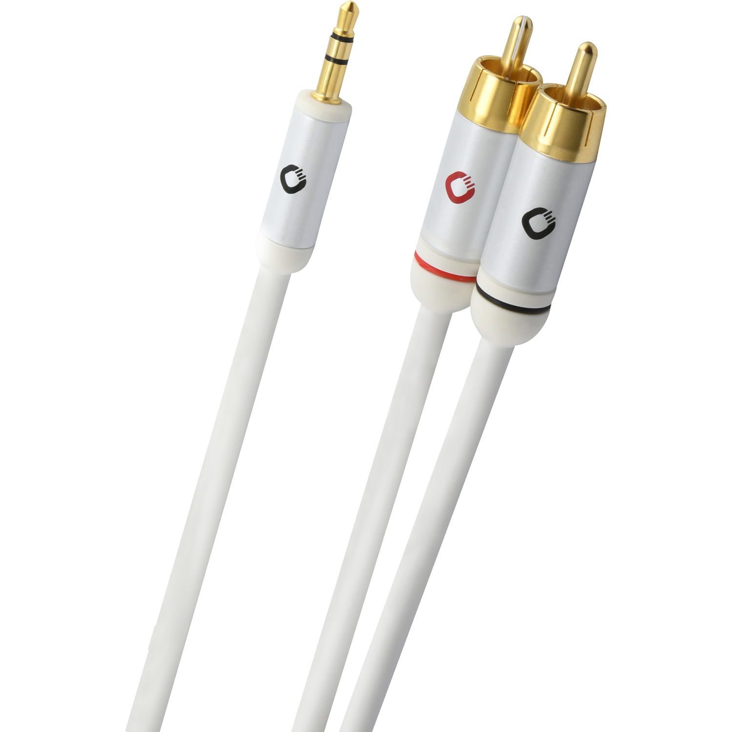 Oehlbach PERFORMANCE i-Connect jack to 2 RCA 3,0m white кабель межблочный D1C60003