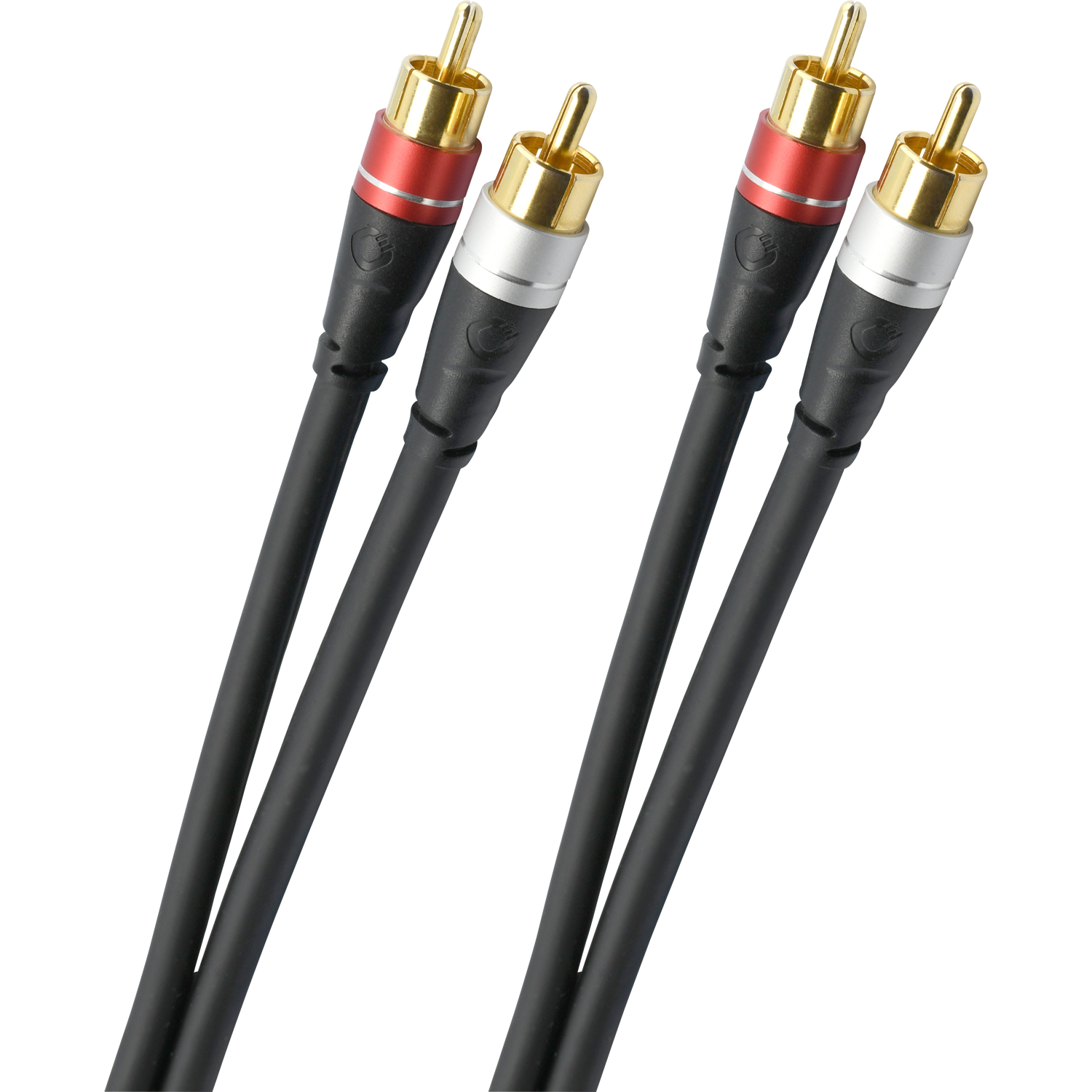 Oehlbach EXCELLENCE Select Audio Link Audio cable Cinch 2,0m bw Аудиокабель RCA D1C33144