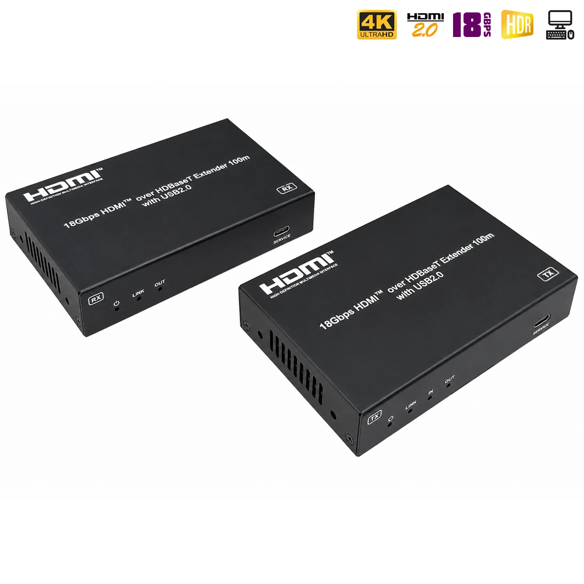 HDMI удлинитель по витой паре с HDBaseT / Dr.HD EX 100 HBT KVM