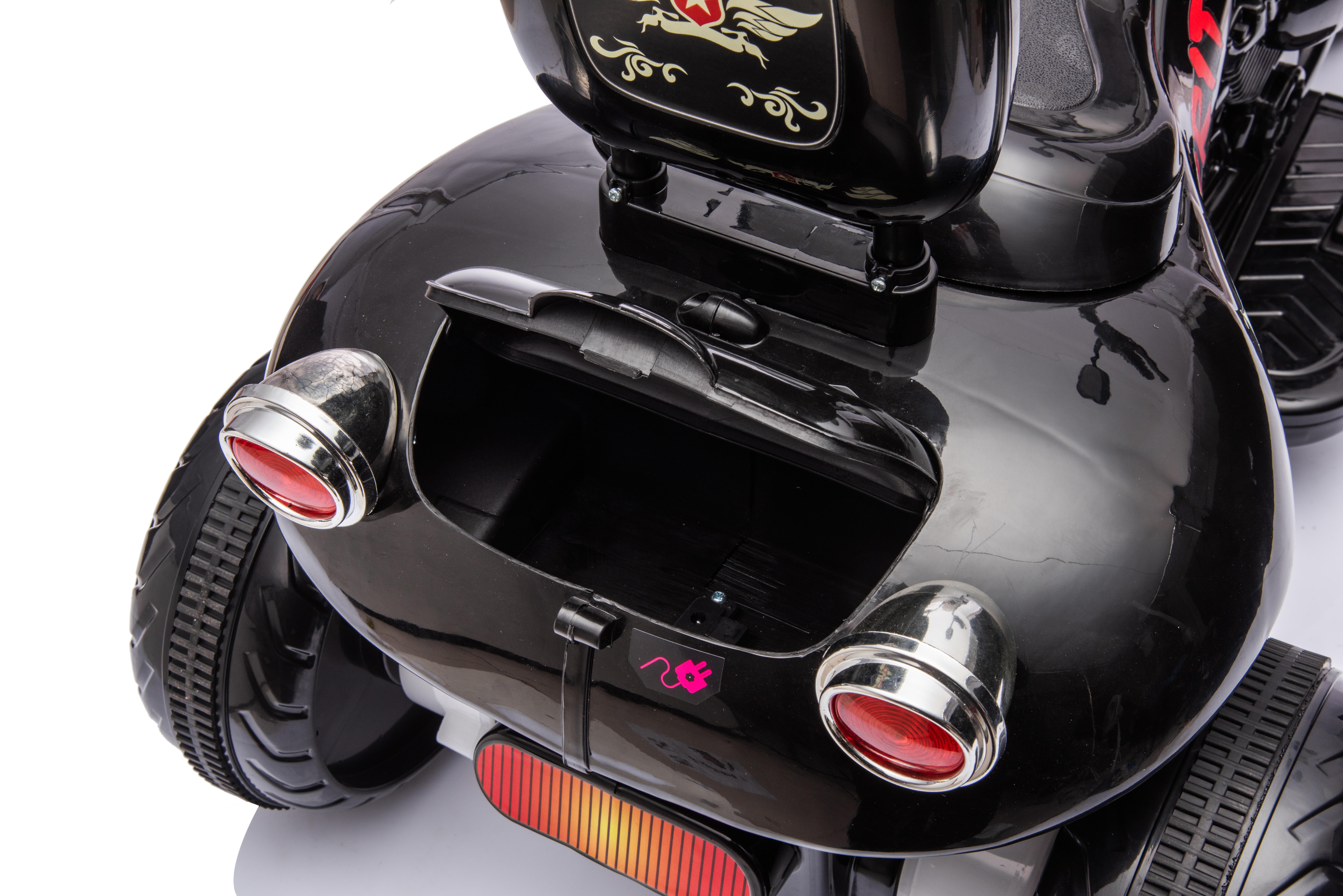 Детский трицикл / чоппер Harley 12V - HL800-BLACK