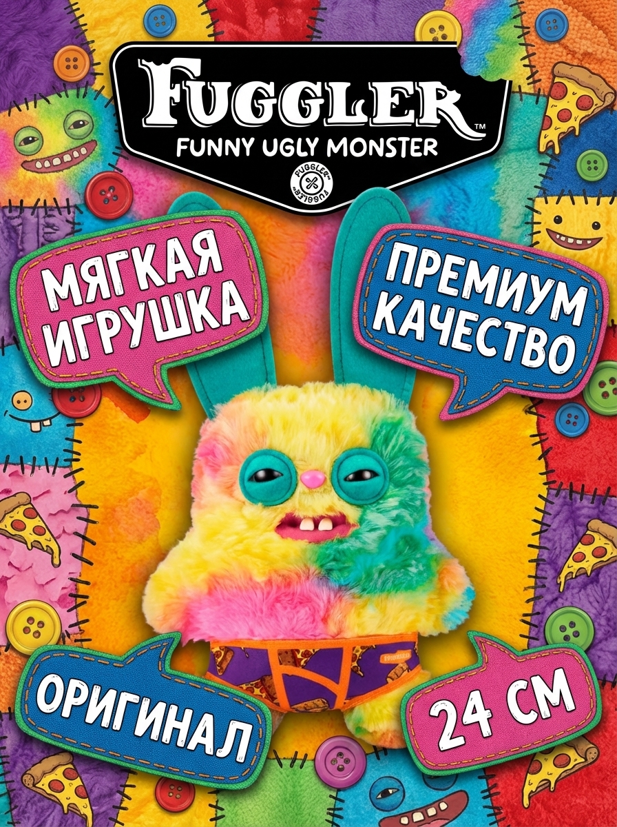 Мягкая игрушка FUGGLER Бешеный Кролик - 15723H