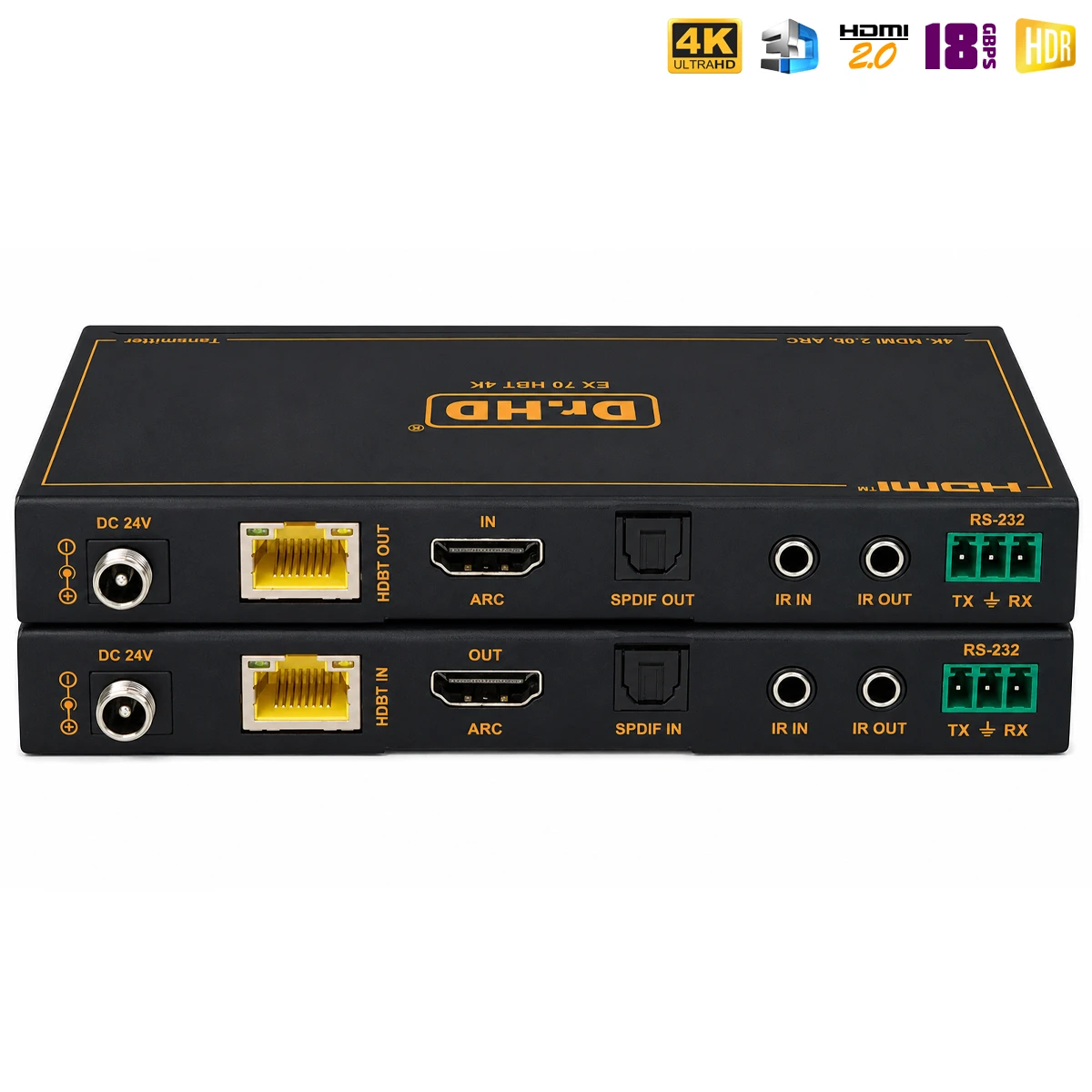 HDMI удлинитель по витой паре с HDBaseT / Dr.HD EX 70 HBT 4K