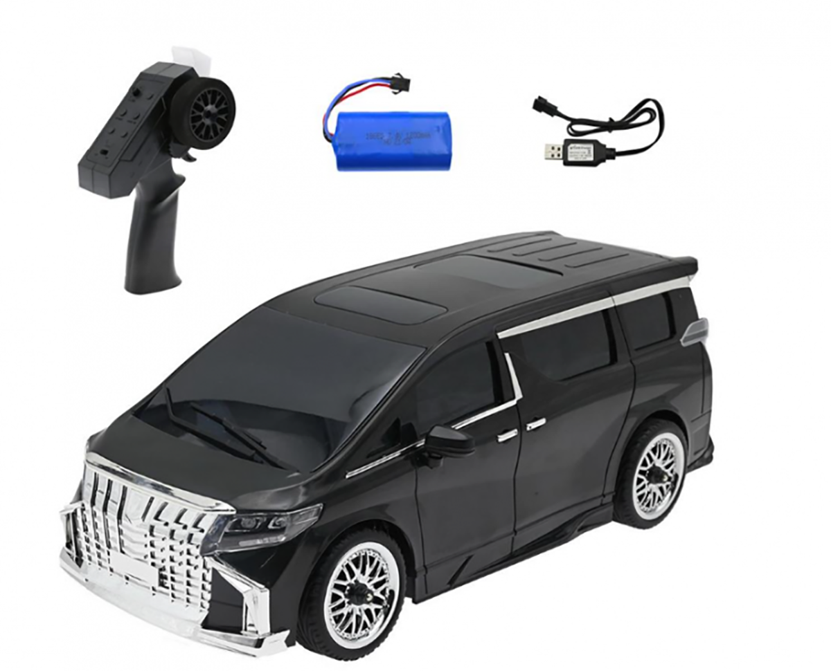Радиоуправляемая машина для дрифта Alphard 2WD 1:16 (гироскоп, LED подсветка) - MN-68-BLACK