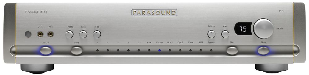 Parasound P6 Silver предварительный усилитель
