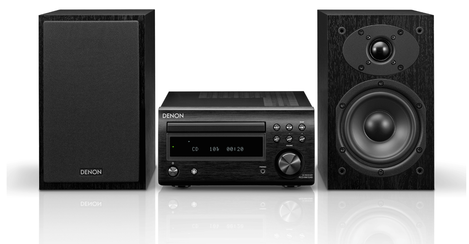 DENON RCD-M41DAB black CD-ресивер