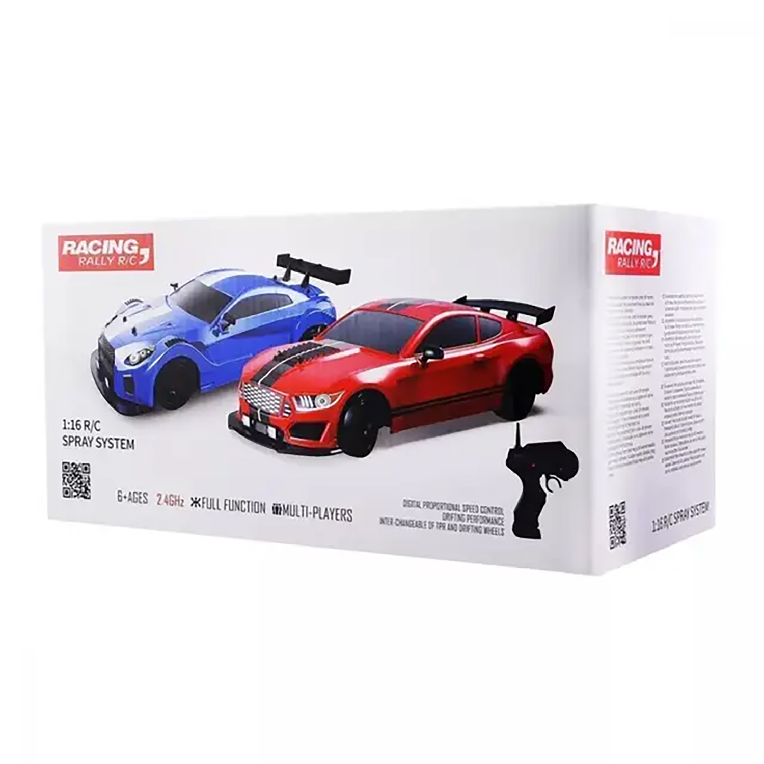 Радиоуправляемая машина для дрифта HB Ford Mustang (4WD, свет, пар, акб, 1:16) - SC16A18