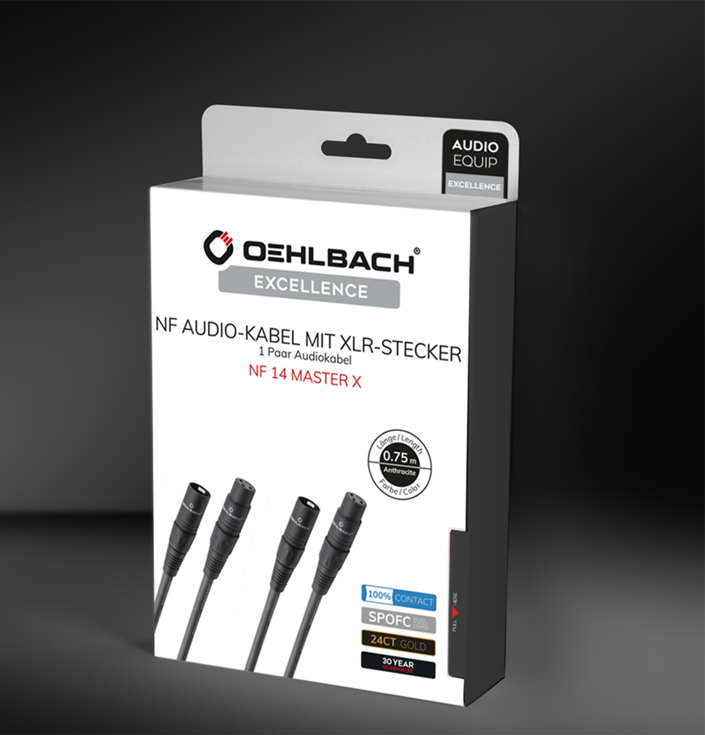 Oehlbach EXCELLENCE NF 14 Master Set 2x1m ass, with XLR Межкомпонентный кабель D1C2070