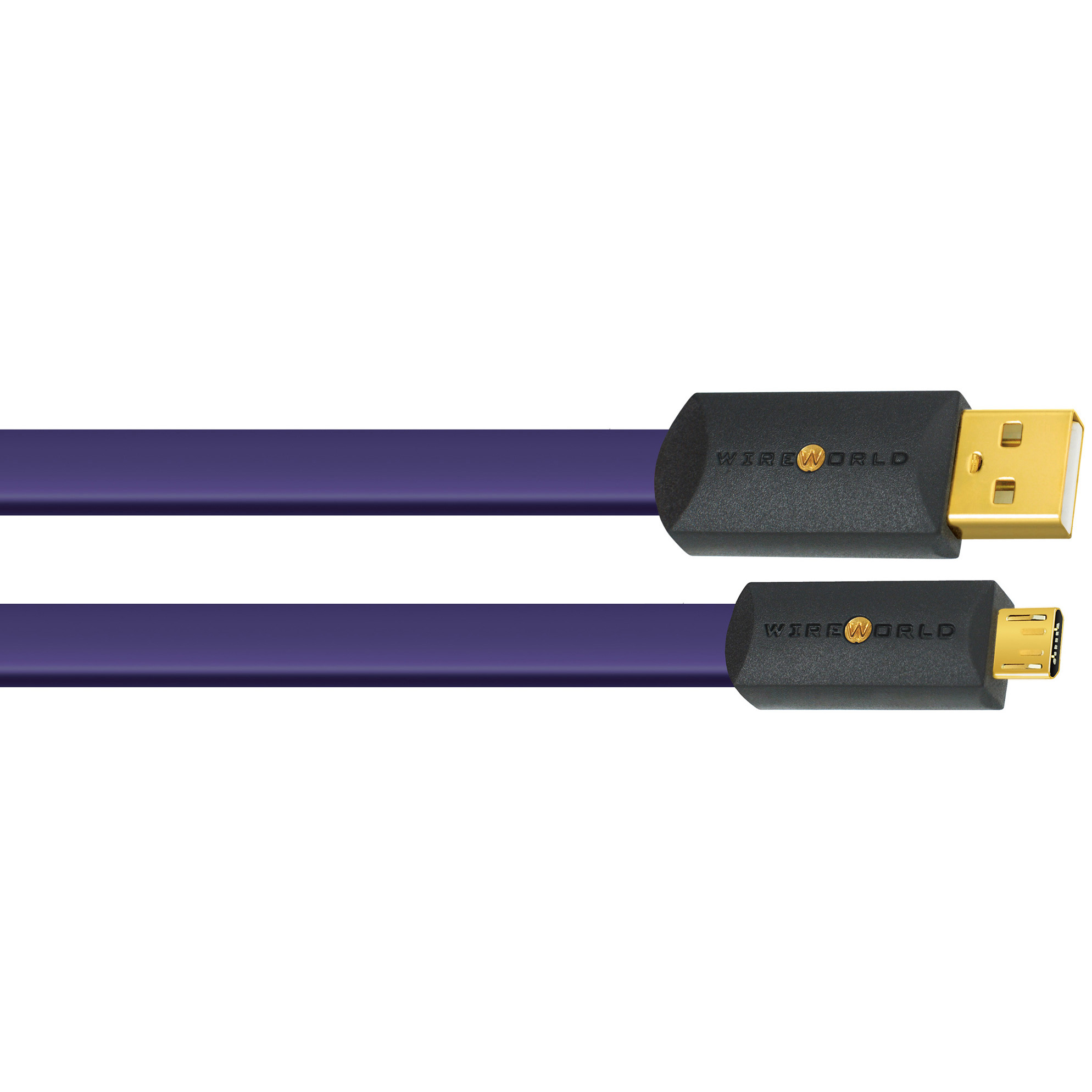 Wireworld Ultraviolet 8 USB 2.0 (A to Micro B) Flat Cab 0.6m USB тип A-micro B (U2AM0.6-8)