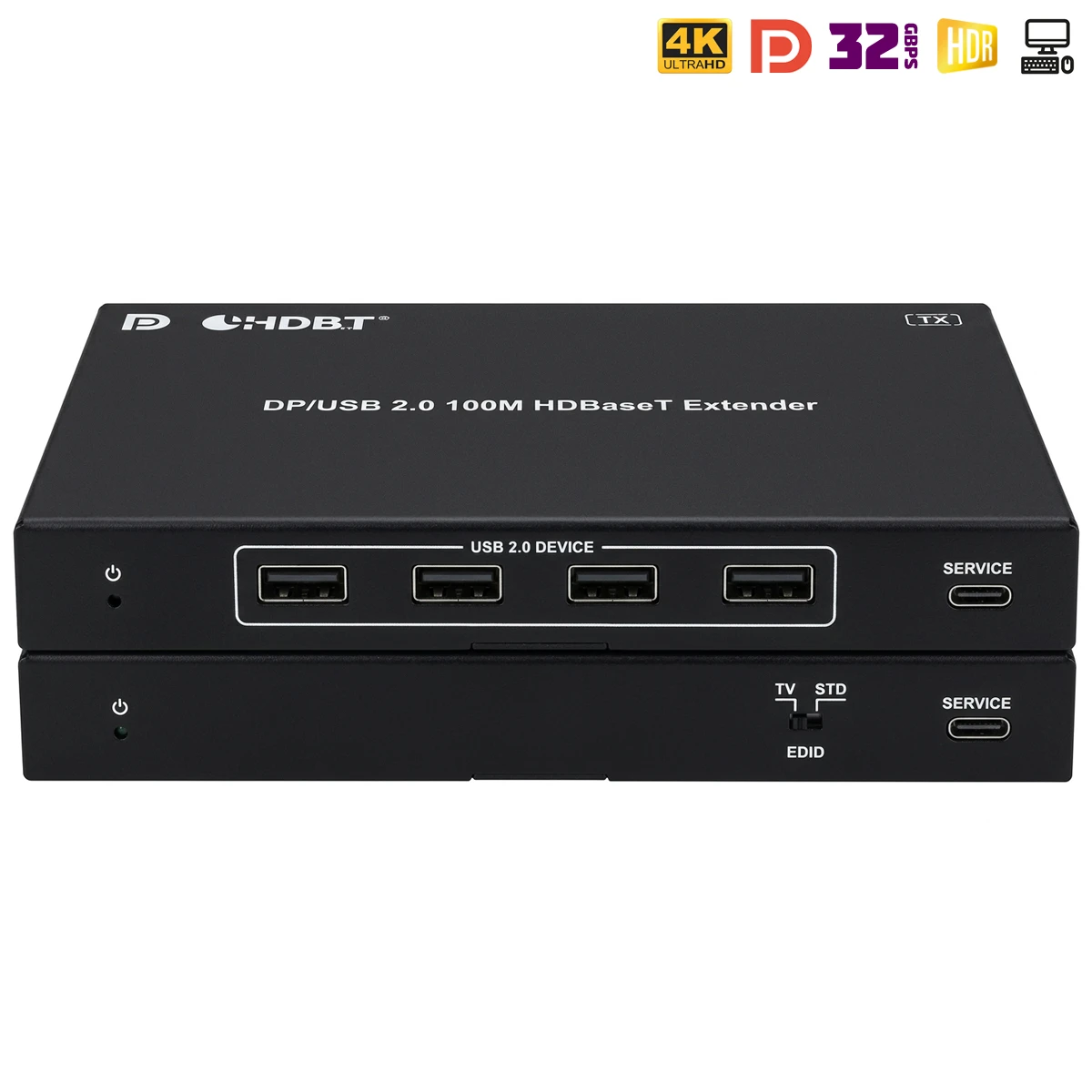 Displayport удлинитель по витой паре с HDBaseT / Dr.HD EX 100 HBT DP KVM
