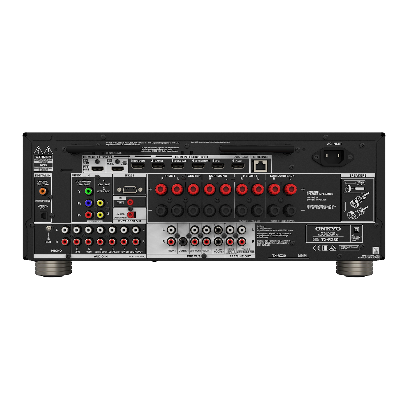AV ресивер Onkyo TX-RZ 30 Black