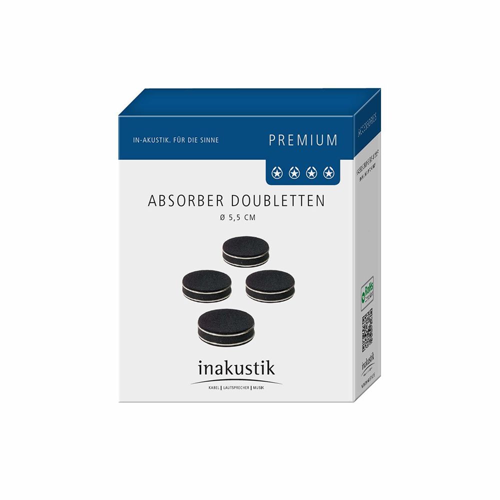Inakustik Premium Doublette 4 pcs black опора антивибрационная