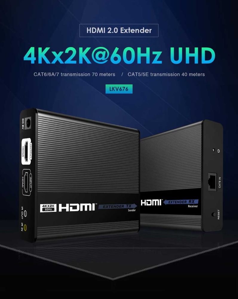 Lenkeng LKV676E HDbitT 70m Передача HDMI сигнала по витой паре